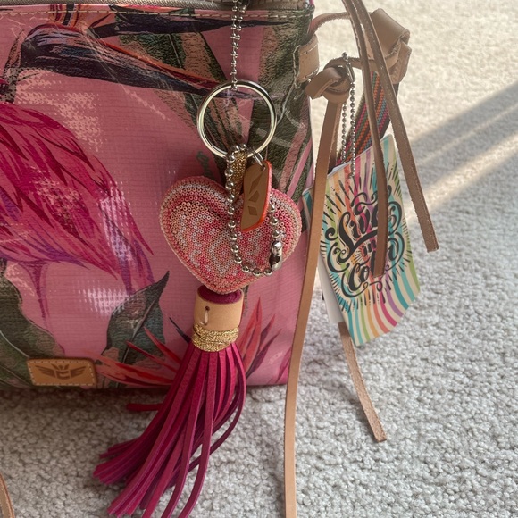 NWT Consuela Pink Flamingo Crossbody Bag - Picture 4 of 11